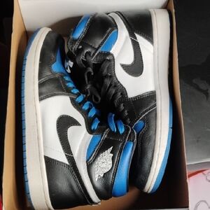 Preloved Air Jordan Sneakers Black White Blue
